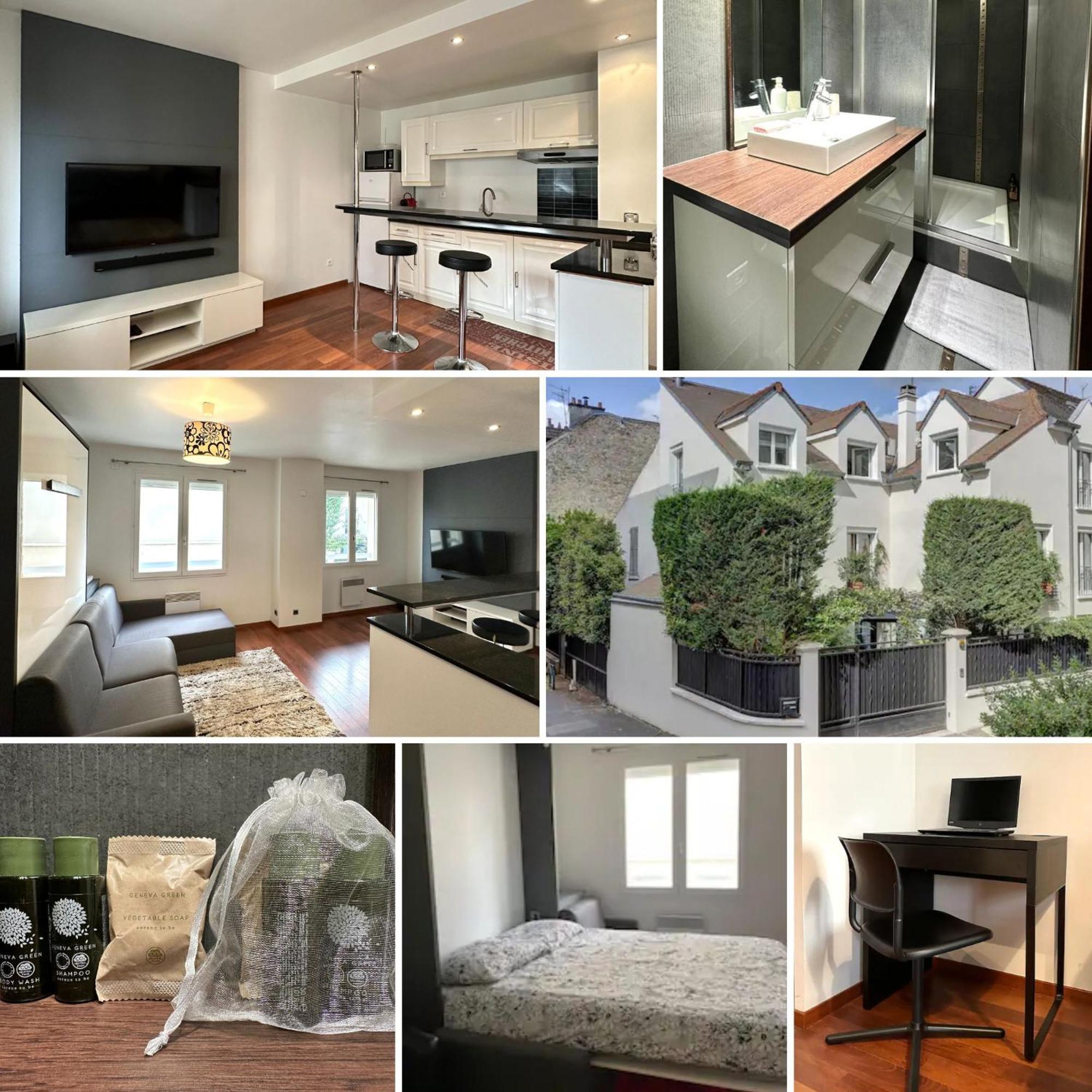 L'Athos - Appartement Equipe - Entre Paris Et Versailles - Haut Debit Garches Exterior foto